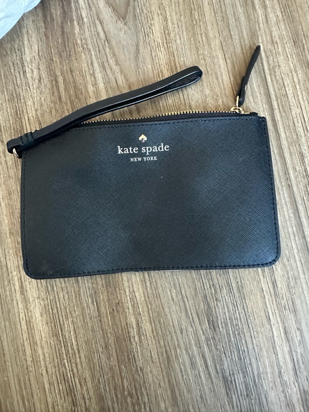 kate spade Black and White Polka Dot Wristlet